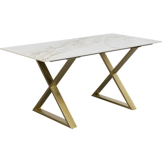 Table Eternity Cross Brass160x80cm - DEKOR