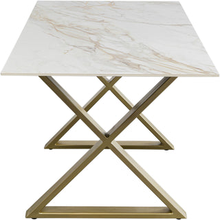 Table Eternity Cross Brass160x80cm - DEKOR