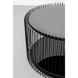 Coffee Table Wire Cut Out Black (2/Set) - DEKOR