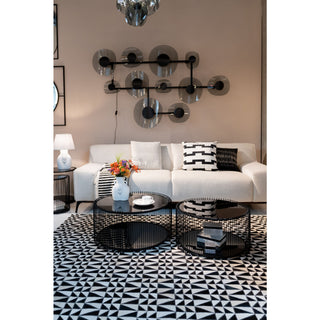 Coffee Table Wire Cut Out Black (2/Set) - DEKOR