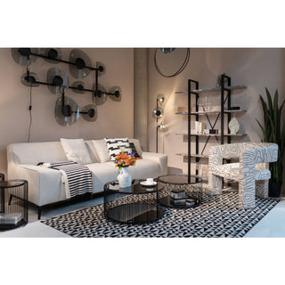 Coffee Table Wire Cut Out Black (2/Set) - DEKOR