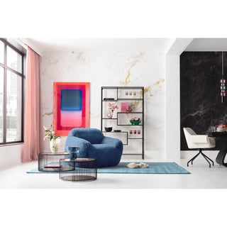 Mika Blue Arm Chair