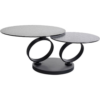 Coffee Table Beverly Bubble Black 133x80cm - DEKOR