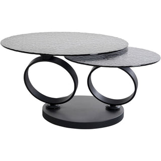 Coffee Table Beverly Bubble Black 133x80cm - DEKOR
