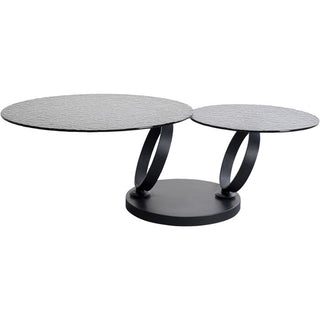 Coffee Table Beverly Bubble Black 133x80cm - DEKOR