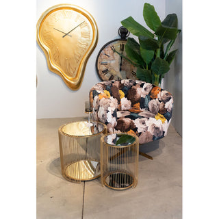 Side Table Wire Double Brass (2/Set) KARE MIAMI