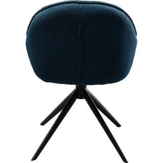Swivel Chair Carlito Mesh Bluegreen KARE MIAMI