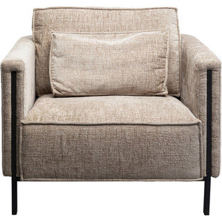 Armchair Victor Beige KARE MIAMI