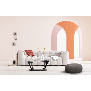 Stool Pebble Boucle Grey 81cm KARE MIAMI