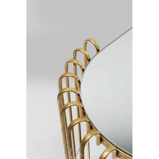 Console Wire Brass 81x78cm KARE MIAMI