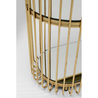 Console Wire Brass 81x78cm KARE MIAMI