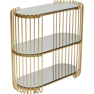 Console Wire Brass 81x78cm KARE MIAMI