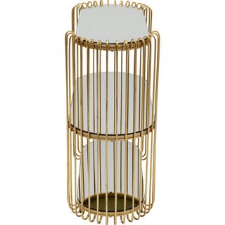Console Wire Brass 81x78cm KARE MIAMI