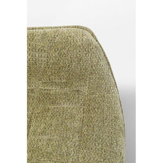 Chair with Armrest Thelma Melange Green KARE MIAMI