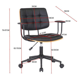 Office Chair Nelly Black KARE MIAMI