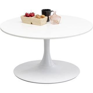 Coffee Table Schickeria White Ø80cm KARE MIAMI