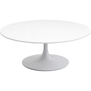 Coffee Table Schickeria White Ø110cm KARE MIAMI