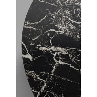 Coffee Table Schickeria Marble Black Ø80cm KARE MIAMI