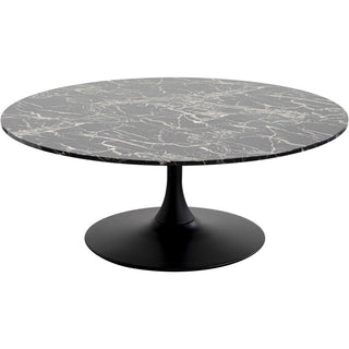Couchtisch Schickeria Marble Black Ø110cm KARE MIAMI