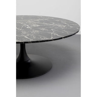 Couchtisch Schickeria Marble Black Ø110cm KARE MIAMI