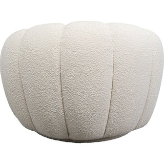 Swivel Armchair Peppo Bloom White KARE MIAMI