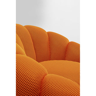 Swivel Armchair Peppo Bloom Orange KARE MIAMI