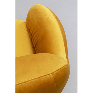 Swivel Armchair Nube Yellow KARE MIAMI