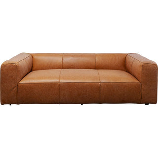 Sofa Cubetto Smart Leather Light Brown 220cm KARE MIAMI