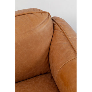 Sofa Calgary Smart Leather Light Brown 228cm KARE MIAMI