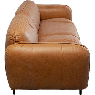 Sofa Calgary Smart Leather Light Brown 228cm KARE MIAMI