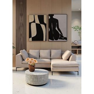 Corner Sofa Gianni Cream250x167 Right KARE MIAMI