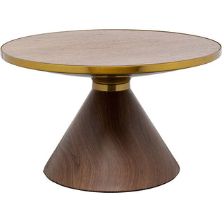 Coffee Table Cono Walnut Ø70cm KARE MIAMI
