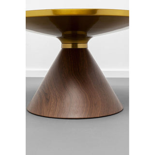 Coffee Table Cono Walnut Ø70cm KARE MIAMI