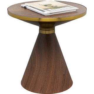 Coffee Table Cono Walnut Ø50cm KARE MIAMI