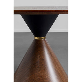 Table Cono Walnut Ø120cm KARE MIAMI