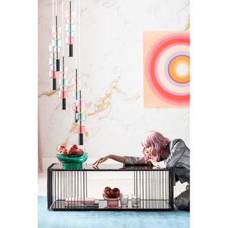 Coffee Table Wire Double Black 120x60cm KARE MIAMI