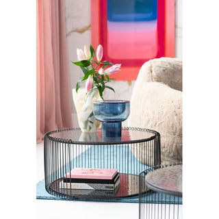 Coffee Table Wire Double Bubble Black (2/Set) - DEKOR