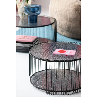 Coffee Table Wire Double Bubble Black (2/Set) - DEKOR
