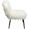 Armchair Hairy White - DEKOR