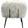 Armchair Hairy White - DEKOR
