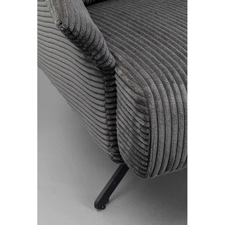 Swivel Armchair Milo Grey KARE MIAMI