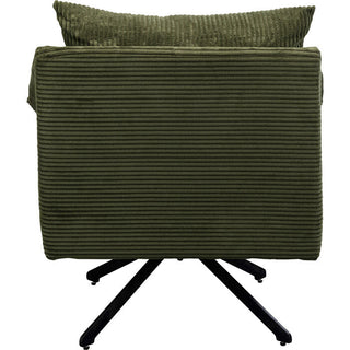 Swivel Armchair Milo Green KARE MIAMI