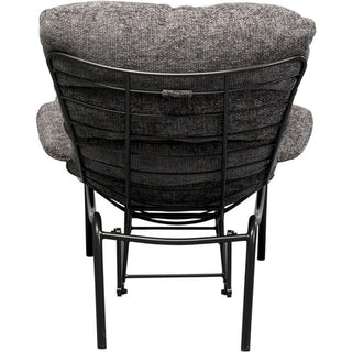 Armchair + Stool Vienna Swing Grey KARE MIAMI