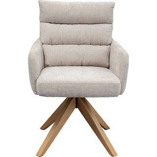 Swivel Chair Bosse Nature KARE MIAMI