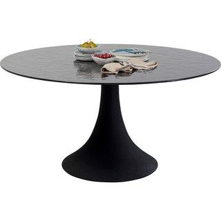 Table Grande Possibilita Black Bubble Ø150cm KARE MIAMI