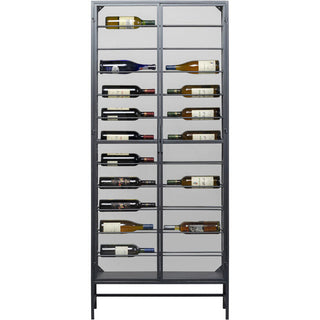 Wine Shelf Porto Black 75x180cm KARE MIAMI