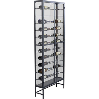 Wine Shelf Porto Black 75x180cm KARE MIAMI