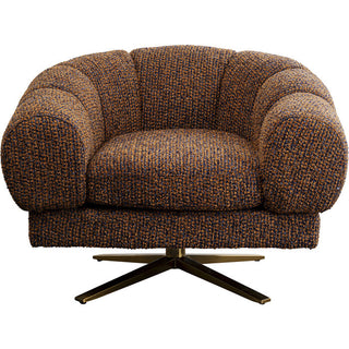 Swivel Armchair Janno Brown - DEKOR