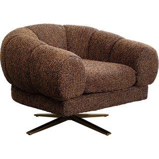Swivel Armchair Janno Brown - DEKOR