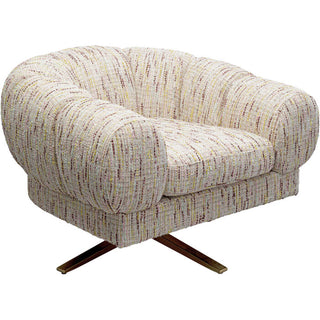 Swivel Armchair Janno Beige KARE MIAMI
